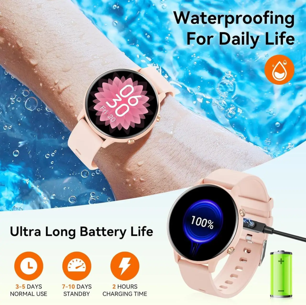 Уцінка Смарт-годинник G25 Bluetooth Call IP68 1.39" IPS, пульсометр, SpO₂, монітор сну, 100 спортрежимів Київ - фото 7