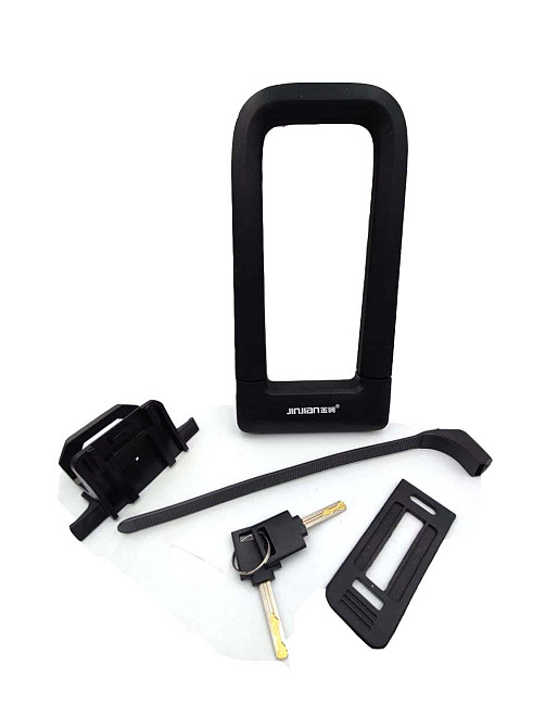 Замок для велосипеда скоба U-look SUO-019 Feel Fit Черный Бровары - изображение 1