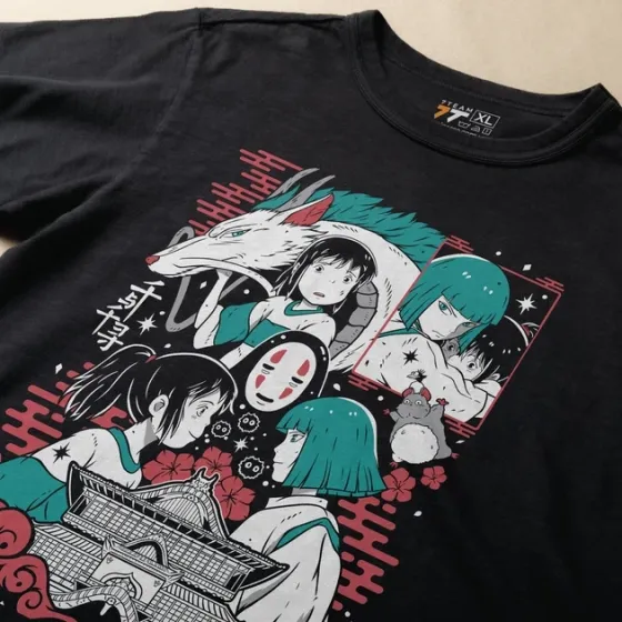 Футболка для підлітка хлопчика з принтом Унесенные Призраками 2 Розмір 160 Anime10712 Дніпро