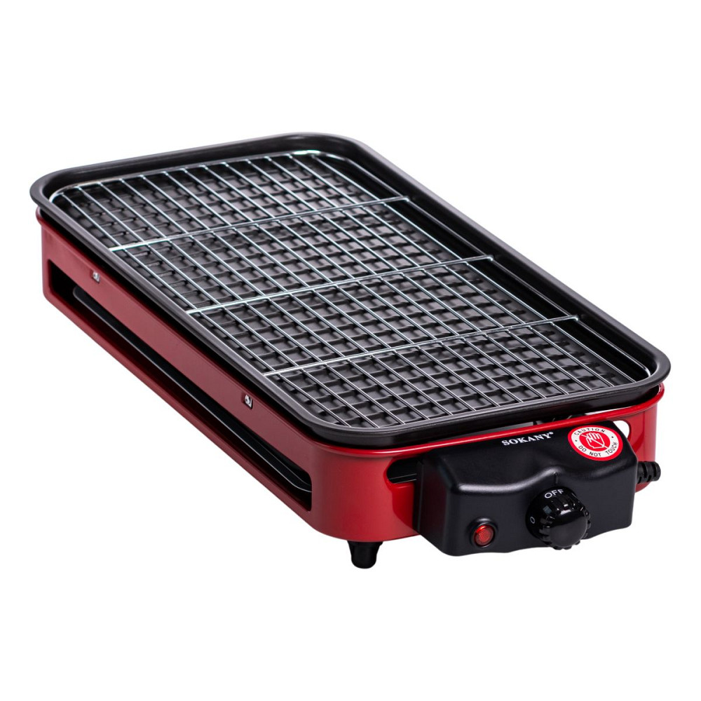 Sokany Електричний гриль настільний червоний 1500 Вт Sokany SK-6112 Коломия - фото 8