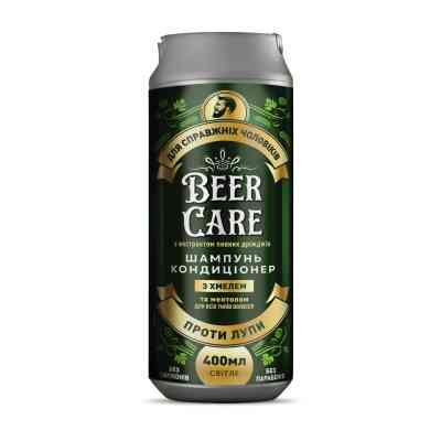 Шампунь Beer Care С хмелем и ментолом Против перхоти 400 мл (4820164641965) Винница