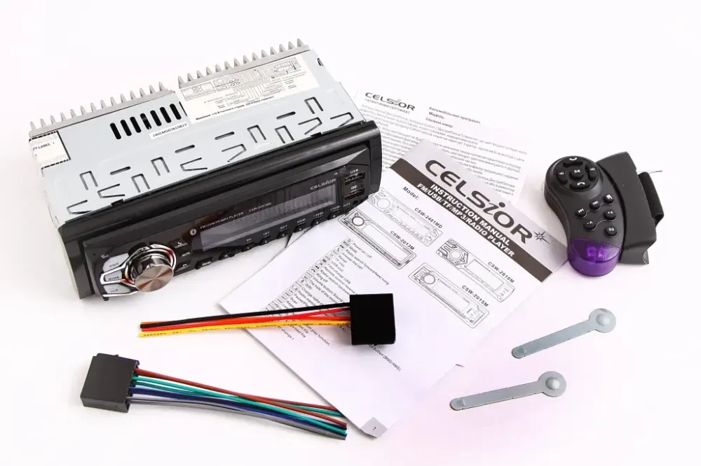 Автомагнітола Celsior CSW-2401MD RGB BT/USB+USB Charge/ISO/доп. розємним паном./ПДУ на кермо Вінниця - фото 3