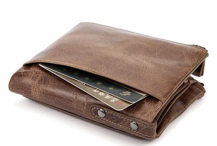 Гаманець чоловічий світло-коричневий (Vintage) Київ - фото 20