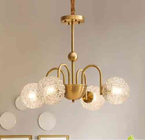 Світлодіодна люстра Мозаїка 5007 (Золота) на 4 плафони Київ