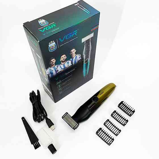 Бритва-тример для чоловіків, Машинка для стрижки бороди з насадками Акумуляторна машинка стрижки WH-64 Івано-Франківськ