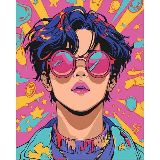 Картина за номерами "Рожеві окуляри" 10162-AC 40х50 см Вінниця