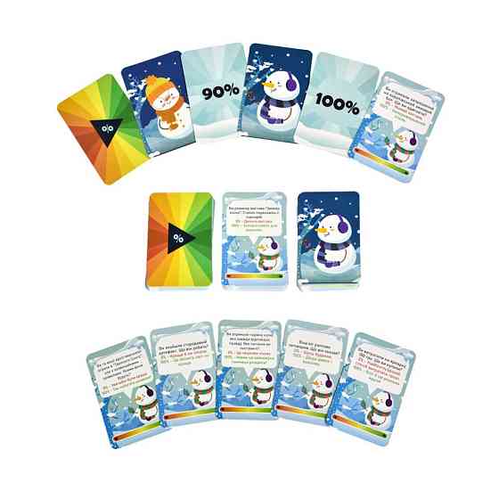 Настільна гра "100%" 30802 гральні картки 98 штук, інструкція Вінниця