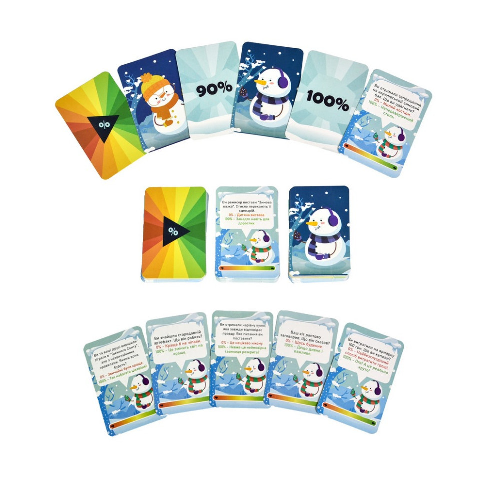 Настільна гра "100%" 30802 гральні картки 98 штук, інструкція Вінниця - фото 4