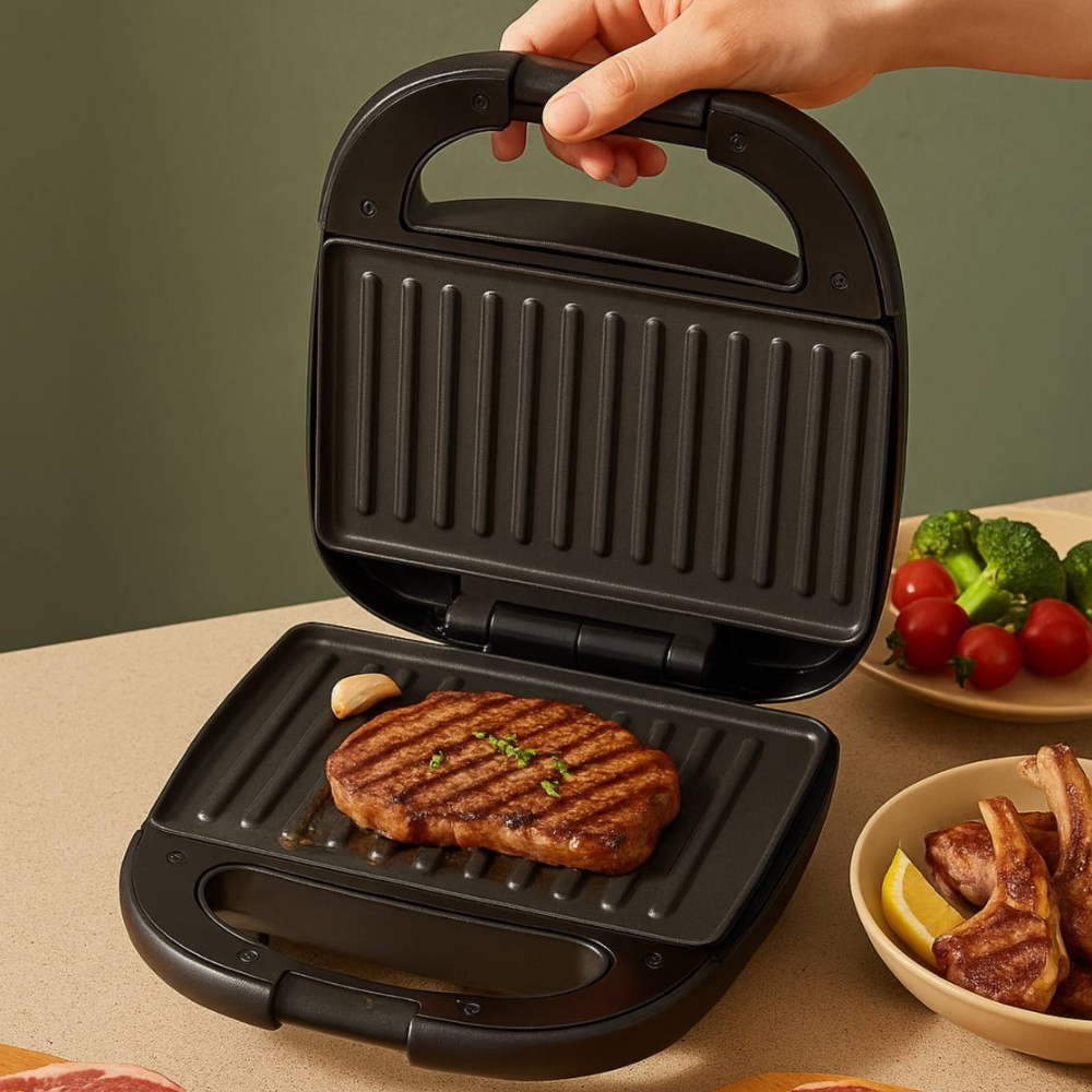 Мультигріль від мережі 10в1,800Вт,LB-58055 SBR Київ - фото 2