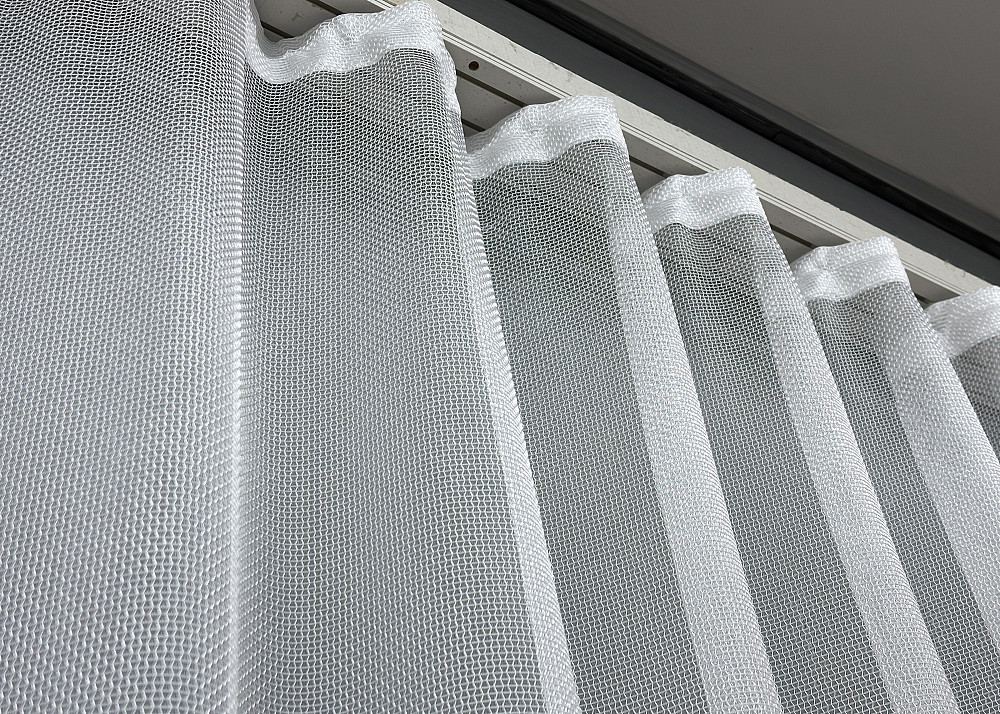 Тюль сітка льон колір білий з венге 1746т Київ - фото 7