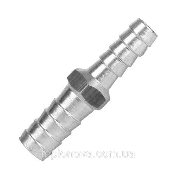 Трубка соединительная прямая редукционная никелированная 8мм х 6мм штампованная А05301А(нк) VA Черновцы