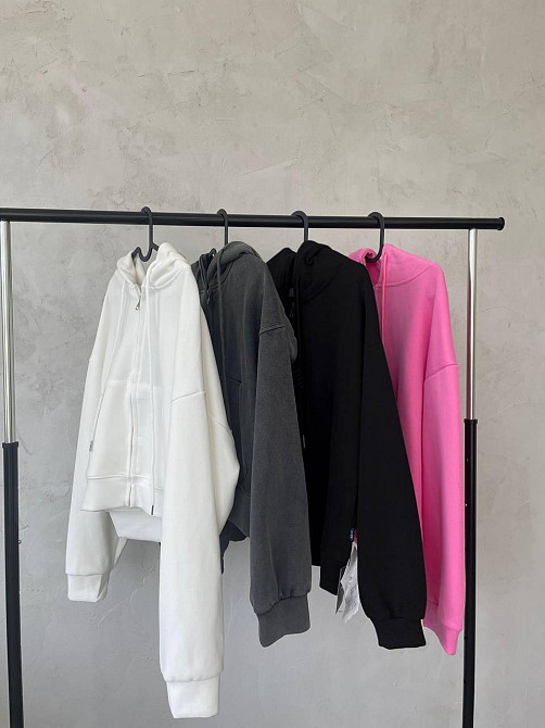 Женская кофта на змейке Графитовый 42/46 Харьков - изображение 3