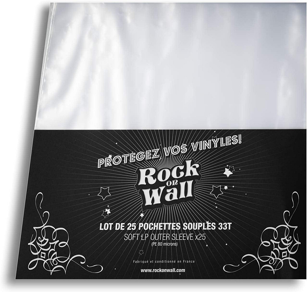 Чохли для вінілу 33T поліетиленові 80 мкм прозорі 25 шт 323×323 мм Київ - фото 2