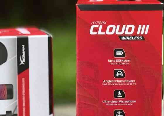 Абсолютно нові, оригінальні бездротові Навушники HyperX Cloud III Wireless (Black/Red) Киев