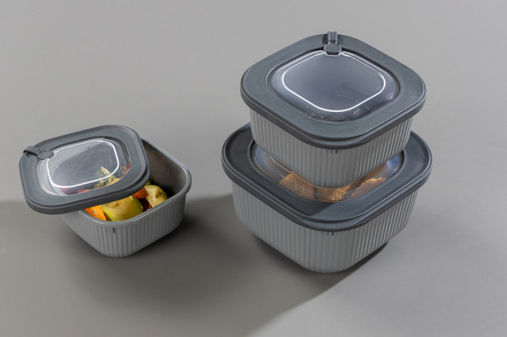 Контейнер Idea Home 00683 Line Box Gray 1.8 л (00683 Gray) (7180064) Київ - фото 5