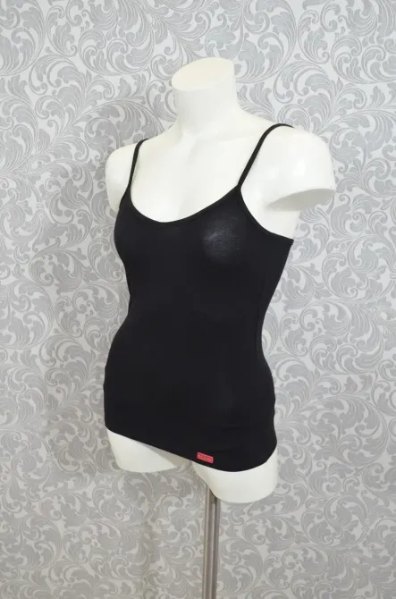 Майка жіноча на тонких бретелях чорна Lans 31/005/2 XL Київ - фото 1