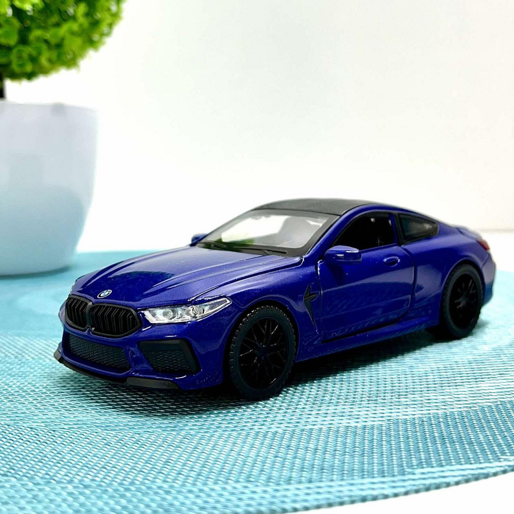 Машинка металева АвтоЕксперт ВМВ m 8 1:32 світло/звук Синя (42212) Чернигов - изображение 1