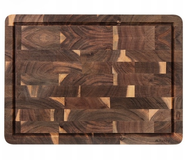 Кухонная разделочная доска из дерева акации с бортиками Ruhhy (26924) Нововолынск - изображение 1