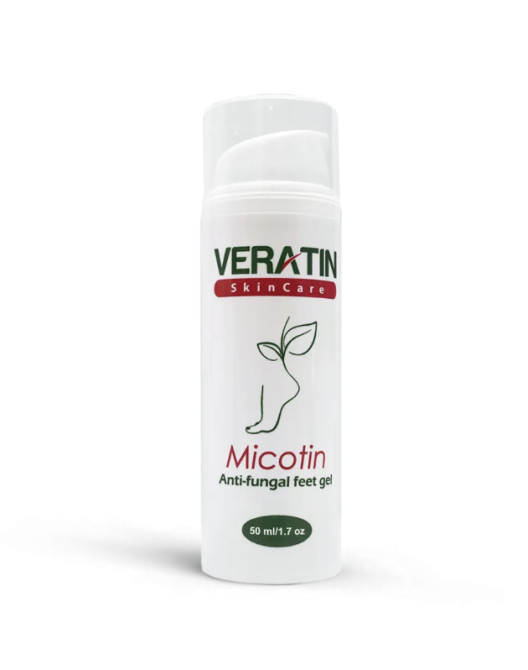 Гель противогрибковый для кожи и ногтей Micotin Anti-fungal feet gel(Микотин), Flosvita, Veratin Skin Care, 50мл. флакон Харьков - изображение 2