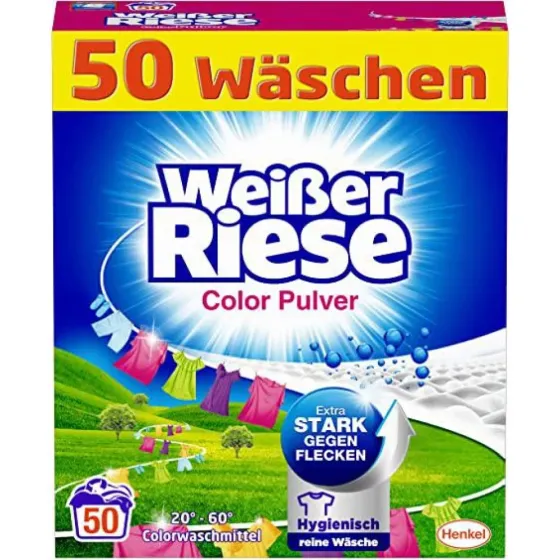 Порошок пральний Weiber Riese Color Pulver для кольорових речей 50 прань 2,75 кг Львів