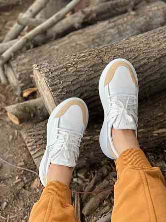 M.KRAFT Кросівки жіночі M.KRAFT 199 білий/сірий (весна-осінь, шкіра+замша натуральна) (4397) ли Коломыя