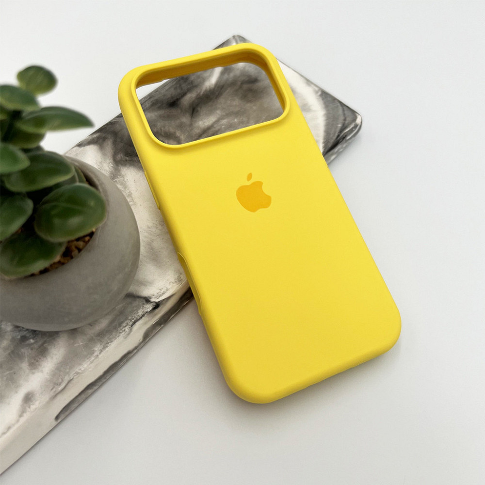 Чохол для смартфона Silicone Full Case AA Open Cam for Apple iPhone 17 Pro Max 33,Canary Yellow Киев - изображение 4