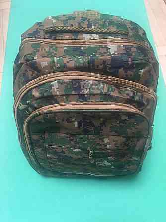Рюкзак военный тактический зеленый пиксель, размер 50*33*20см, 4 кармана спереди и 2 боковых. Мужской рюкзак Киев