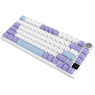 Клавиатура Ajazz AK820 Pro Gift Switch Purple RGB USB/Wireless/Bluetooth UA Purple (AK820PRO-G-PWB) Винница - изображение 12