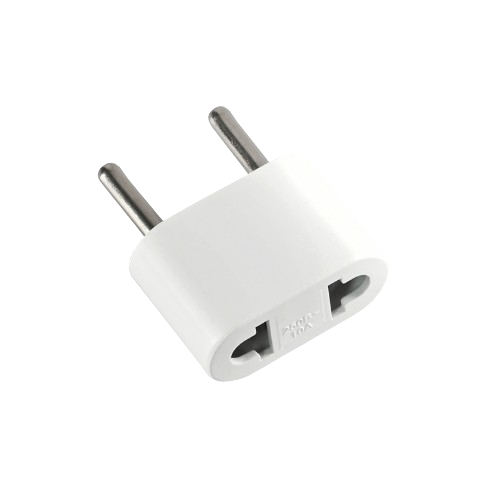 Перехідник мережевий без заземлення 10А білий Standard Titanum Житомир - изображение 2