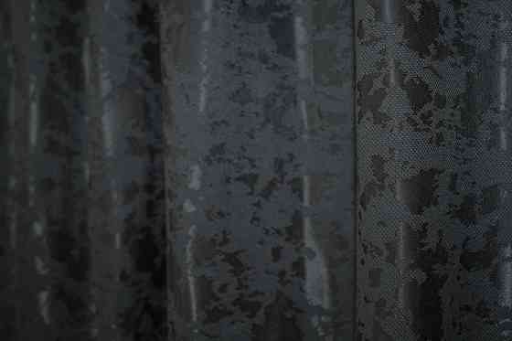 Шторна тканина льон мармур, колекція "Pavliani ХО" колір графітовий 1262ш Київ