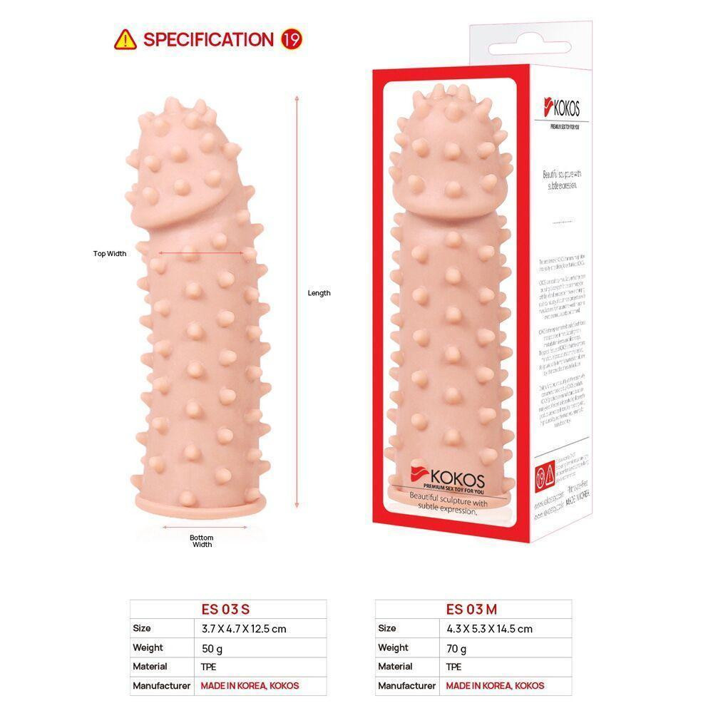 Насадка на член Kokos Extreme Sleeve ES.03 размер S Sex Aura Киев - изображение 6