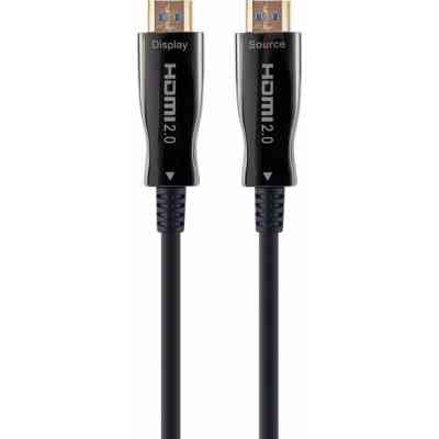 Кабель мультимедийный HDMI M to HDMI M 30.0m V2.0 4K 60Hz AOC Cablexpert (CCBP-HDMI-AOC-30M-02) Винница