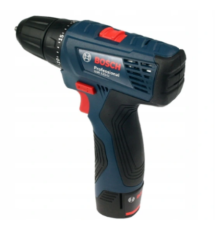 Аккумуляторный шуруповерт Bosch GSR 120 LI (06019G8000): 30/13 Нм, 1300 об/мин, 2 Акб 12 В / 2 Ач Li-ion Киев