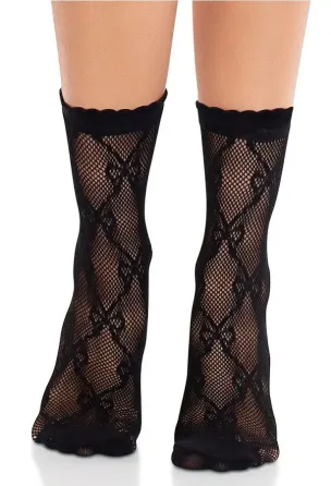 Шкарпетки Leg Avenue Bow Net Anklets Львів