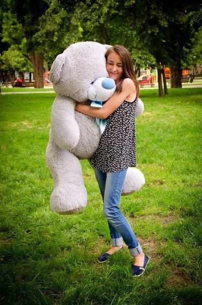 М'яка  іграшка подарунок на 8 березня плюшевий ведмедик Бойд 160 см Сірий Тернопіль - фото 4