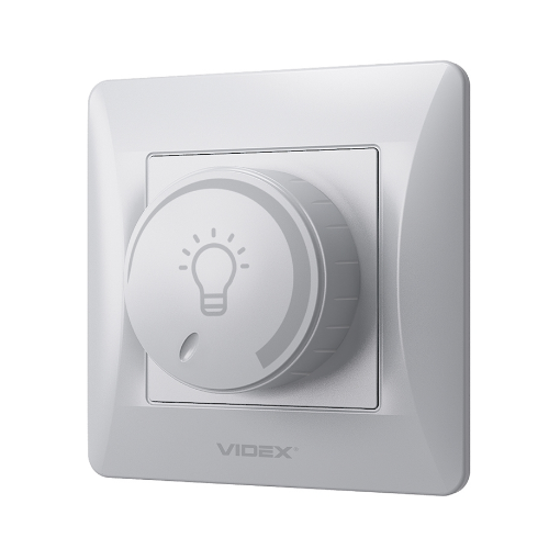 BINERA срібний шовк Вимикач диммерний LED 200W Videx Житомир
