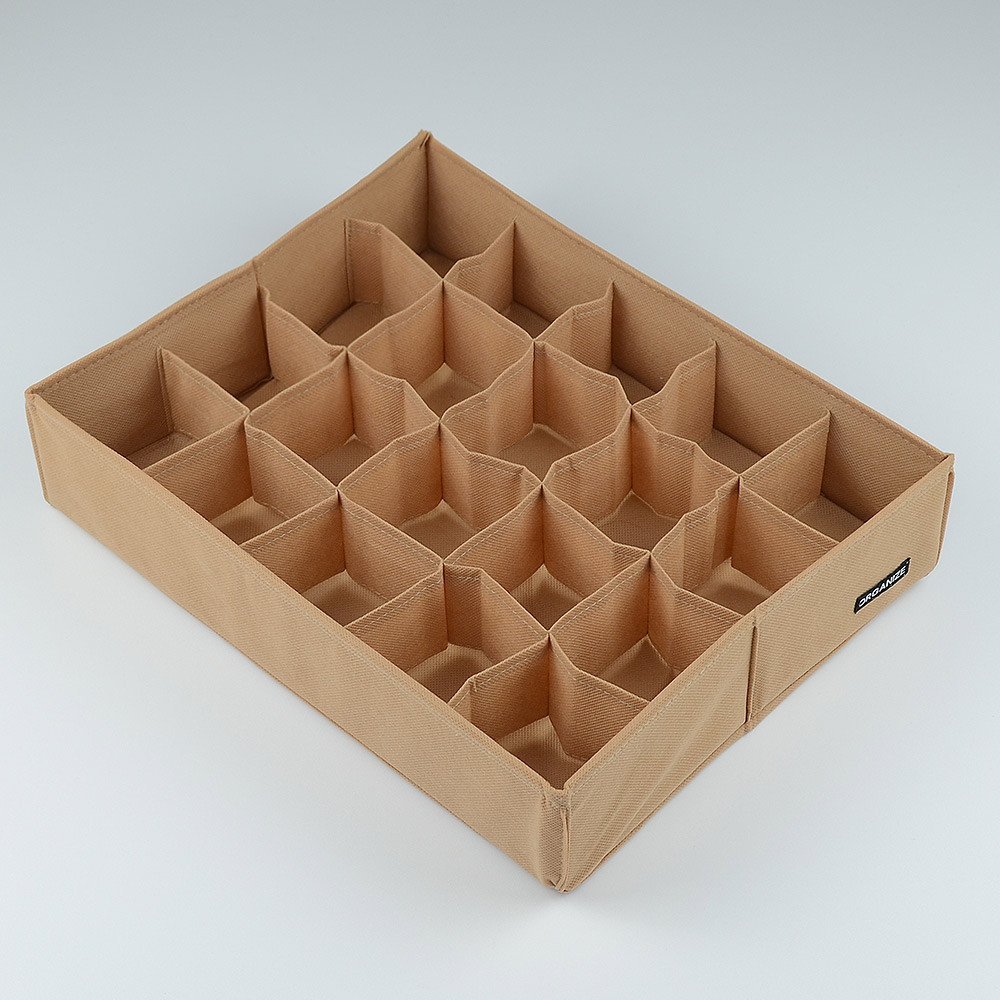 Органайзер для трусов на 20 ячеек Beg001 (Бежевый) Сумы - изображение 2