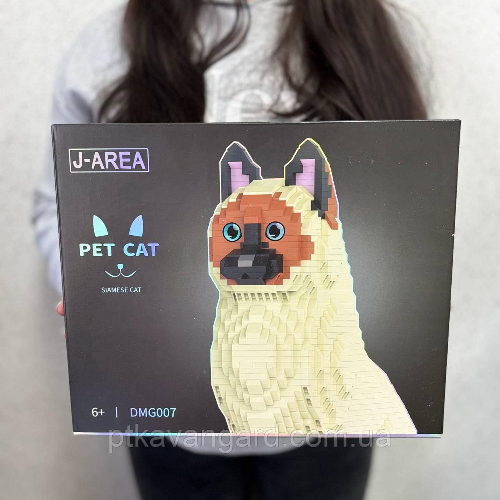 Конструктор сіамський котик із рамкою 2913 деталей DMG 007 Хмельницький - фото 2