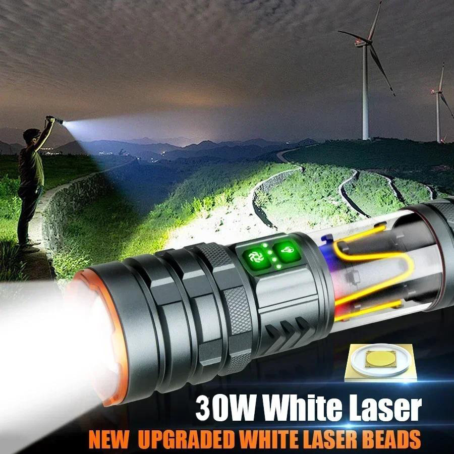 Ручний ліхтар YEMAO YM-G580, 2500LM, 30 W LED, 1*26650 акум, TYPE-C Дніпро - фото 5