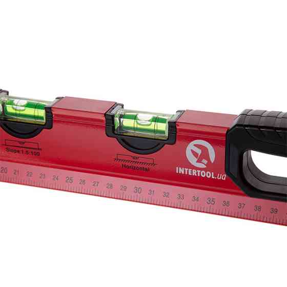 Рівень будівельний, 600 мм, 5 капсул INTERTOOL MT-1006 Київ
