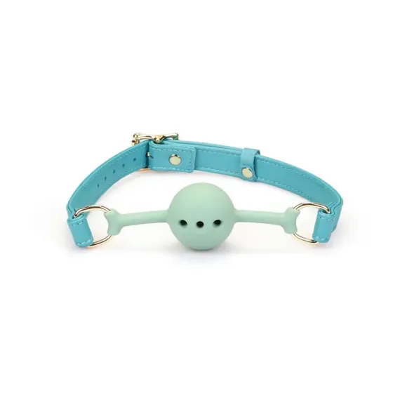 Кляп Liebe Seele Blue Lamb Leather Ball Gag with Velvet Lining Львов