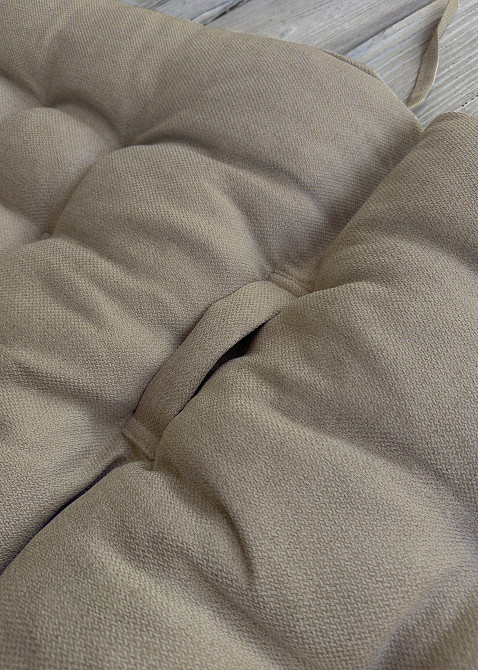 Подушка для стільців (50x120х8 см) подвійна Decorator Мальмо колір тауп 84-127 Київ - фото 6