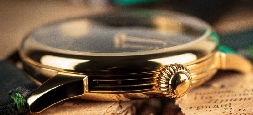 Эксклюзивная модель часов марьяж с зелёным эмалевым циферблатом. Харьков - изображение 3