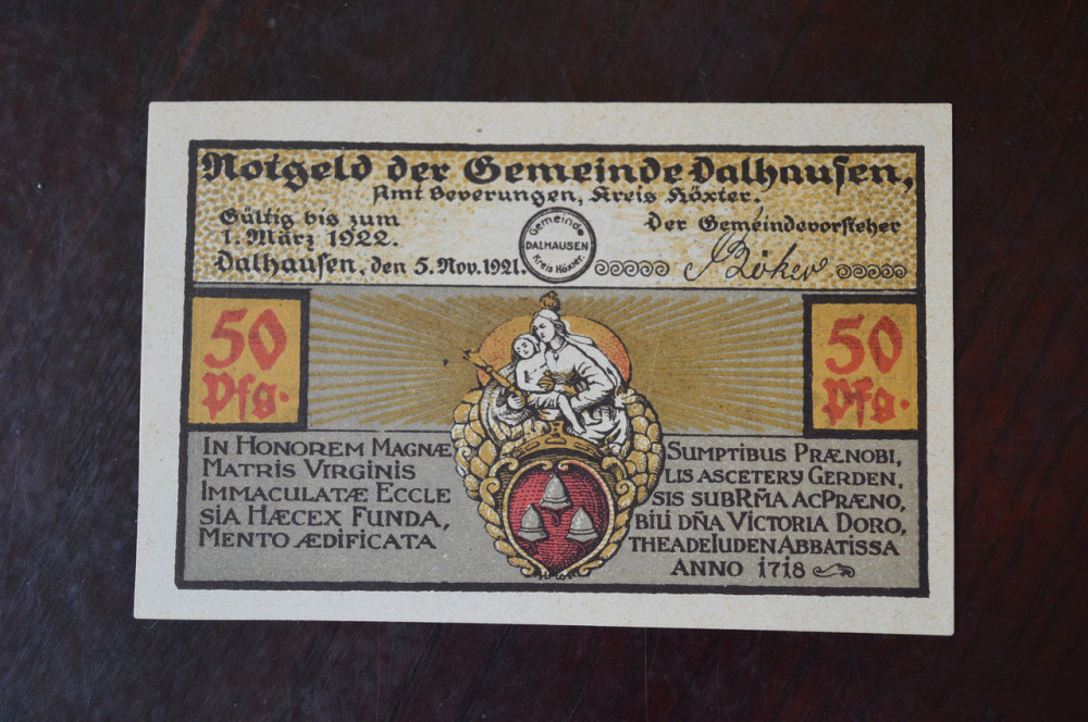 Германия. Нотгельд. 50Pf ( 8 ) Полтава - изображение 1