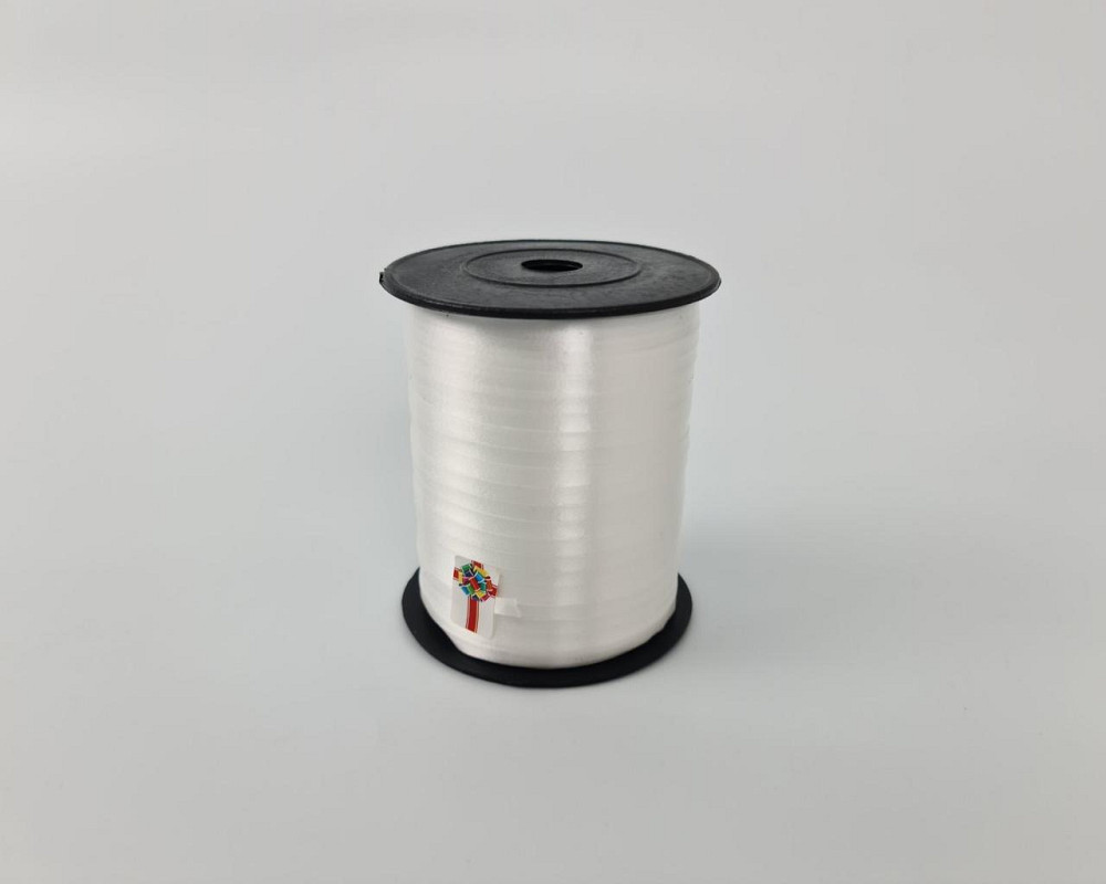 Стрічка для повітряних куль і подарунків 300 метрів біла (1 пачка) Харків - фото 2