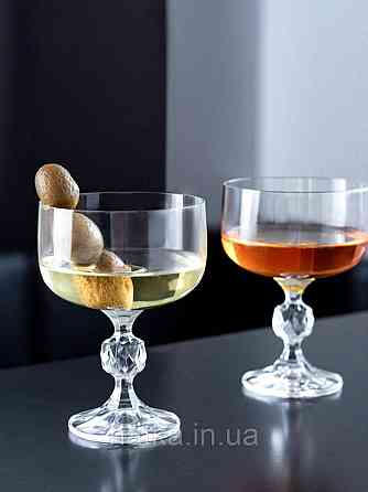 Набір келихів для шампанського креманка 6 шт 200 мл Bohemia Sterna 4S149-200 скло з гарною ніжкою Київ