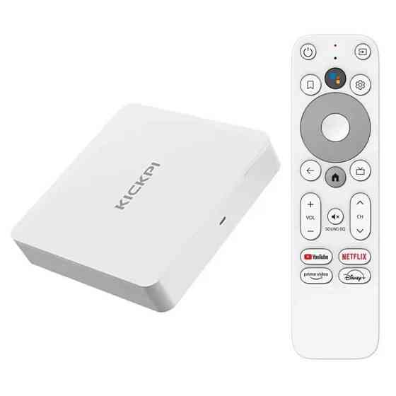 Смарт ТВ приставка Kickpi KP1 NETFLIX 2/32 Гб Android TV 11 Smart Box Андроїд ТВ бокс нетфлікс Київ