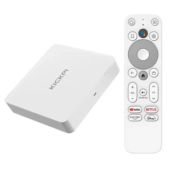 Смарт ТВ приставка Kickpi KP1 NETFLIX 2/32 Гб Android TV 11 Smart Box Андроїд ТВ бокс нетфлікс Київ - фото 1