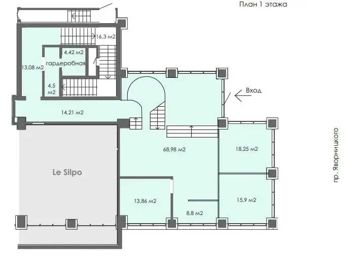 Нове Оренда великого офісу в центрі міста. 0-3 поверх, окремий вхід, свій заїзд. Розкішний ремонт, кондиціонери, вентиляція, Своя система опалення Дніпро - фото 16