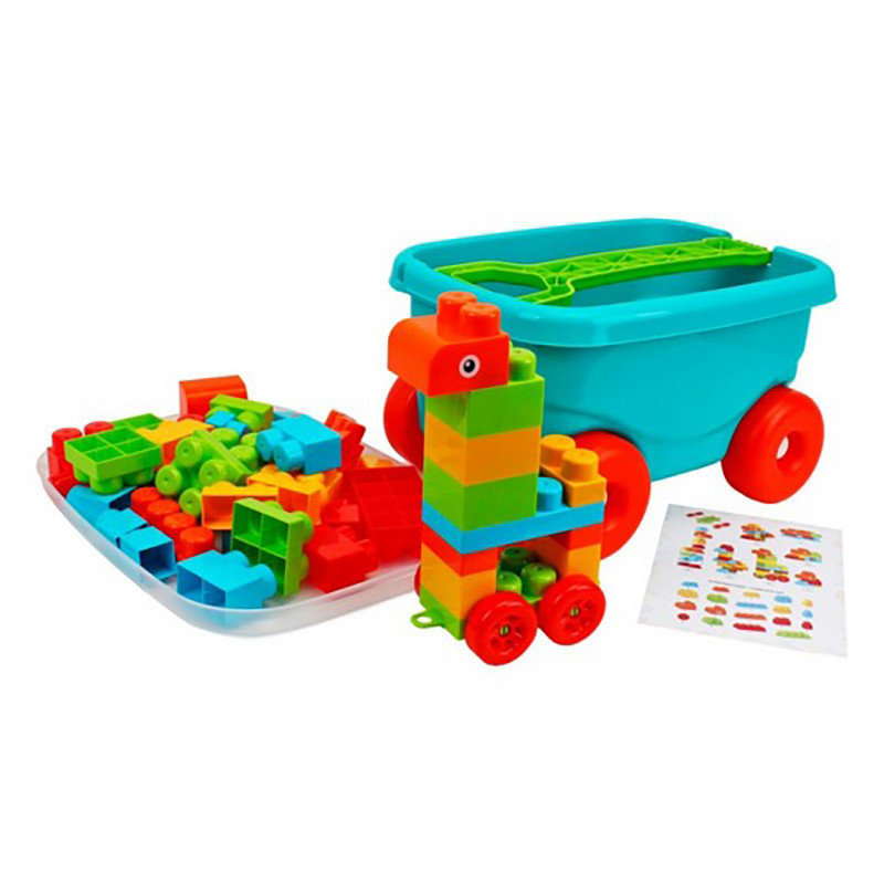 Дитячий конструктор "Візок" 1393TXK 50 деталей Вінниця - фото 1